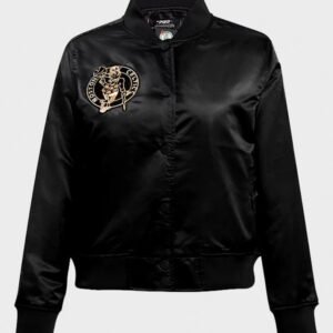 Boston Celtics Pro Standard Glam Satin Womens Varsity Jacket
