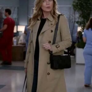 Ellen Pompeo Grey’s Anatomy Dr. Meredith Grey Trench Coat