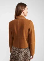 Women's Decant Suede Leather Jacket | Leather Jackets Store