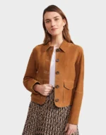 Women's Decant Suede Leather Jacket | Leather Jackets Store