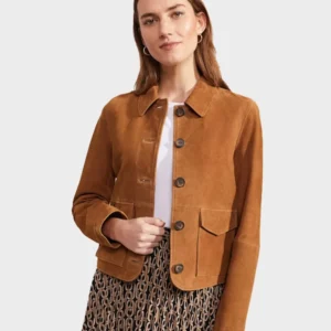 Women's Decant Suede Leather Jacket | Leather Jackets Store