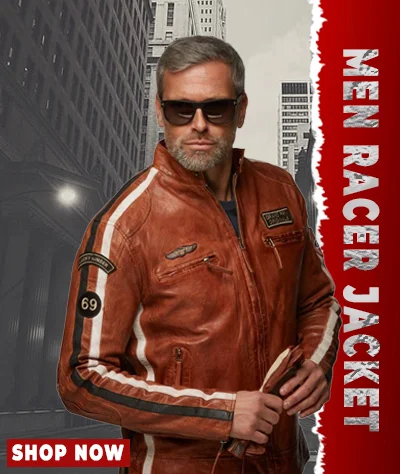 Mens Cafe Racer Leather Jackets| Leather jackets store uk