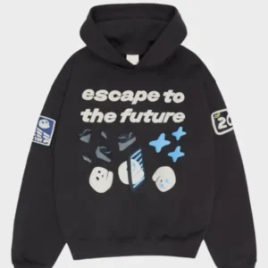 Broken Planet Escape To The Future Black Pullover Hoodie