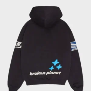 Broken Planet Escape To The Future Black Pullover Hoodie