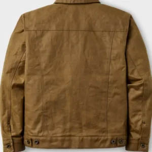 Men Filson Short Lined Tin Cloth Cruiser Jacket