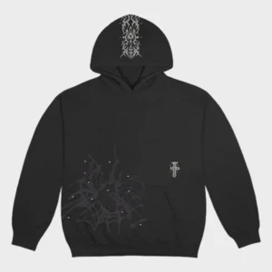 Travis Scott Cactus Jack FW22 Studded Hoodie 'Black' TS-22FW007