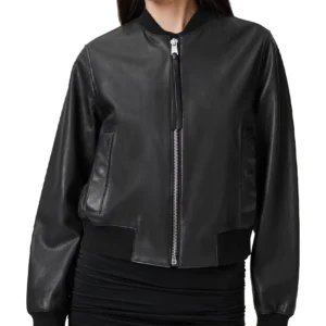 ALLSAINTS Orten Leather Bomber Jacket