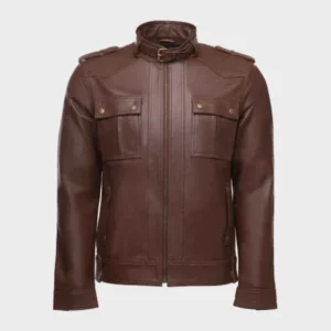 Men's Brown Obsidian Leather Jacket