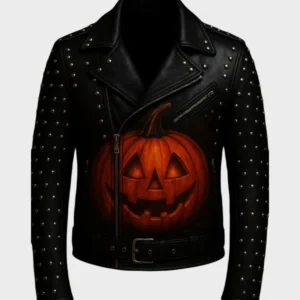 Halloween Pumpkin Leather Jacket Limited Edition | Leather Jackets Store