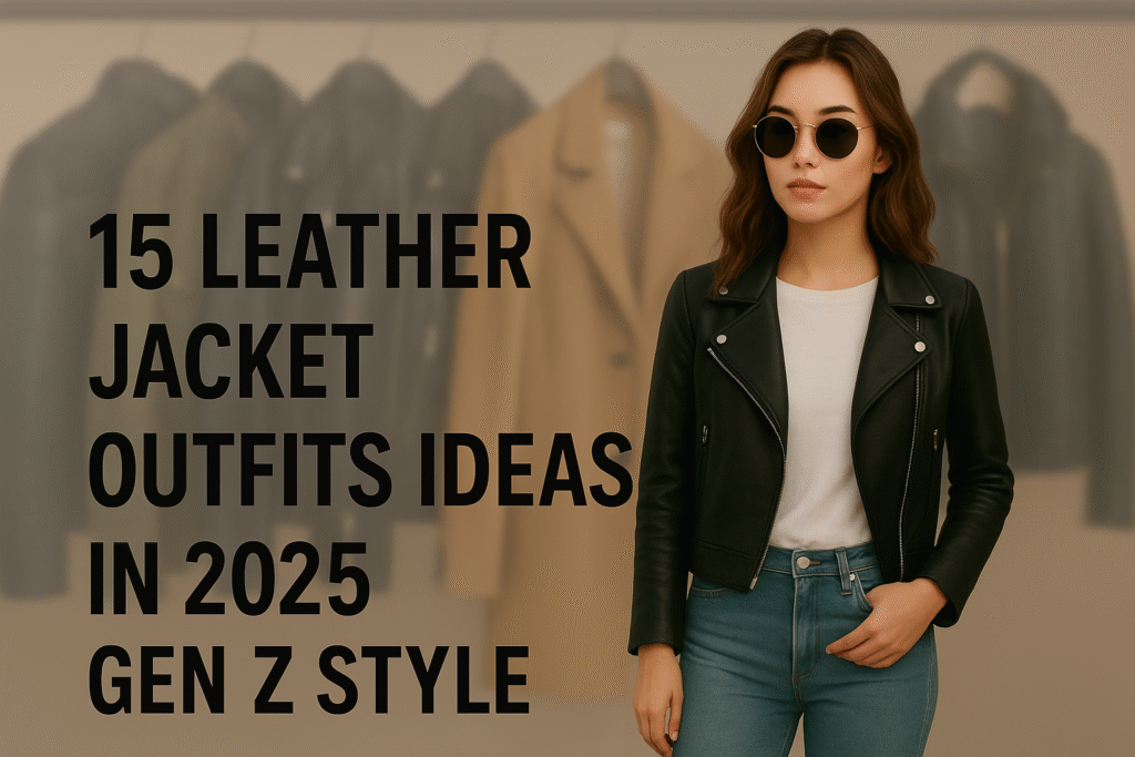 15 Leather Jacket Outfits Ideas In 2025 Gen Z Style