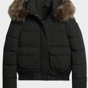 Superdry Black Everest Bomber Jacket Women's