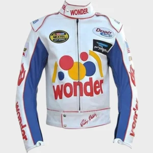 Women's Talladega Nights Ricky Bobby Wonder Bread Racing Jacket | Leather Jackets Store