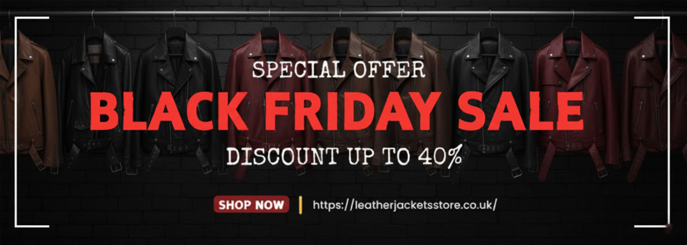 Black Friday Sale Banner | Leather Jackets Store